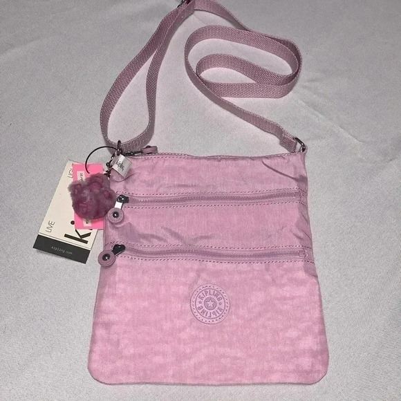 KIPLING Crossbody Purse, blooming pink. NWT - Picture 1 of 4
